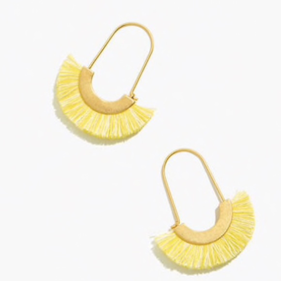 Madewell Jewelry - BEST SELLING Madewell NWT Arc Wire Fringe Earrings